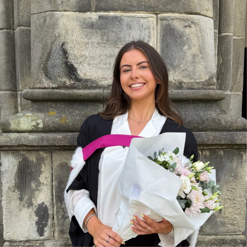 Charlotte Sim at her graduation